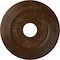 Ekena Millwork Adonis Ceiling Medallion (Canopies up to 10 1/4"), 16 1/8"OD x 3 5/8"ID x 1"P, Root Beer Crackle CM16ADRBC - alternate 1